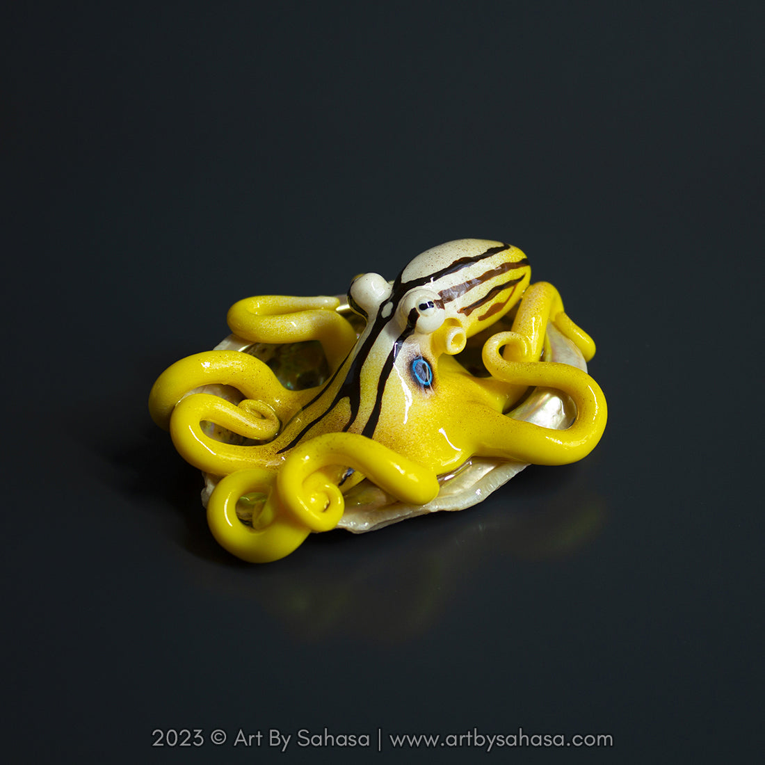 ELODIE - Shelltopus - OOAK Mototi Octopus Sculpture