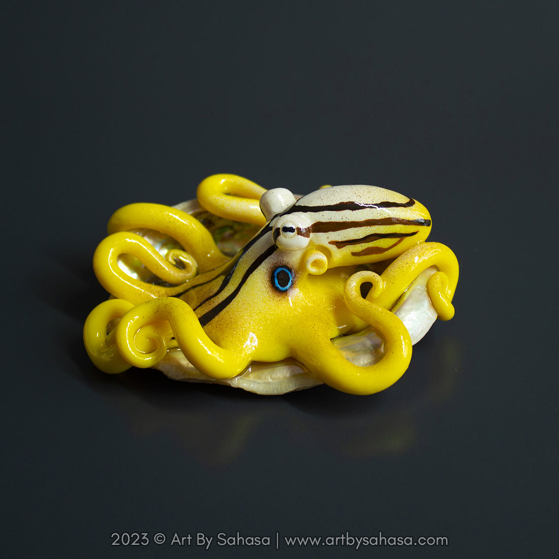 ELODIE - Shelltopus - OOAK Mototi Octopus Sculpture