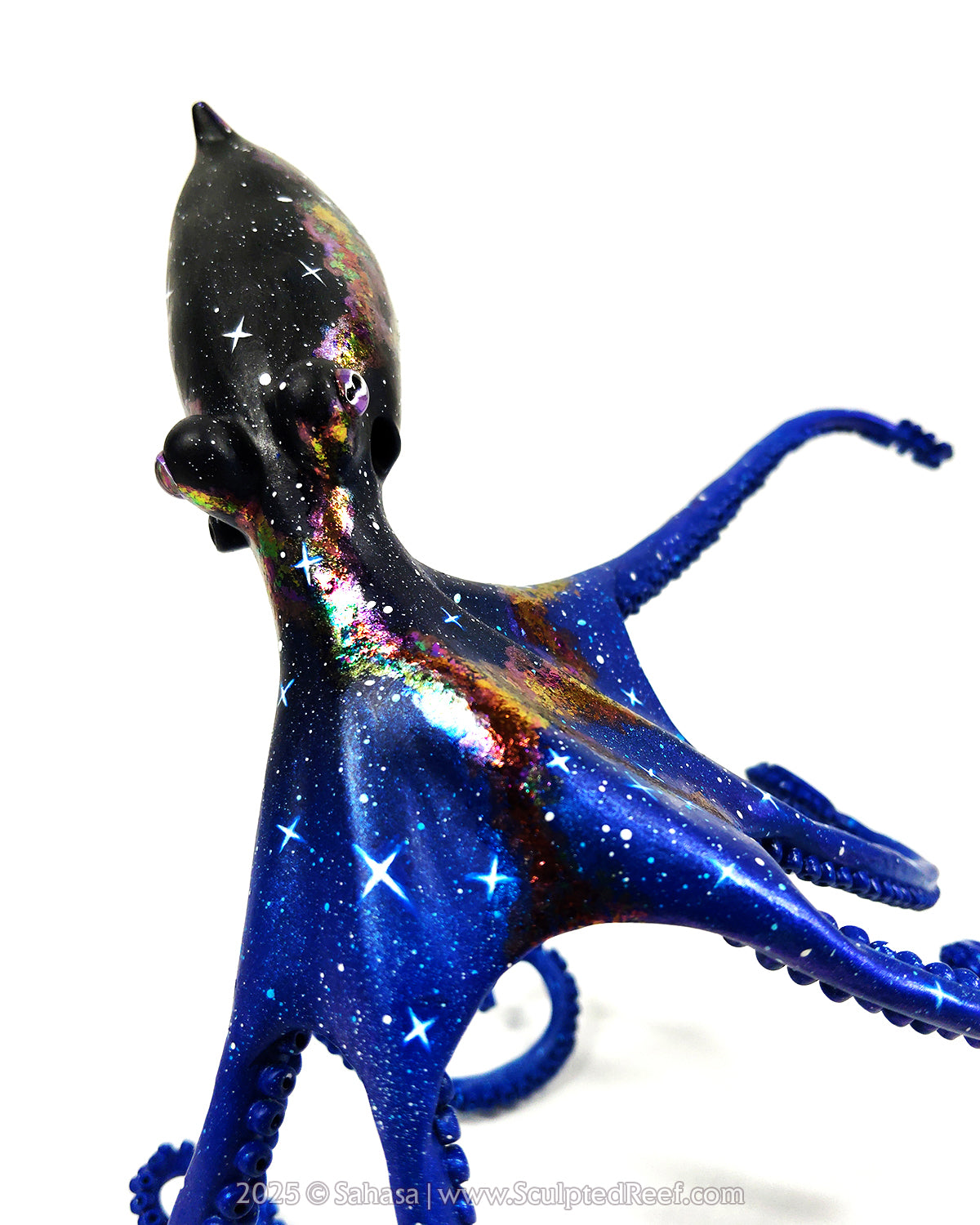 HALCYON - 145 x 185 x 145mm - OOAK Nebula Octopus Sculpture