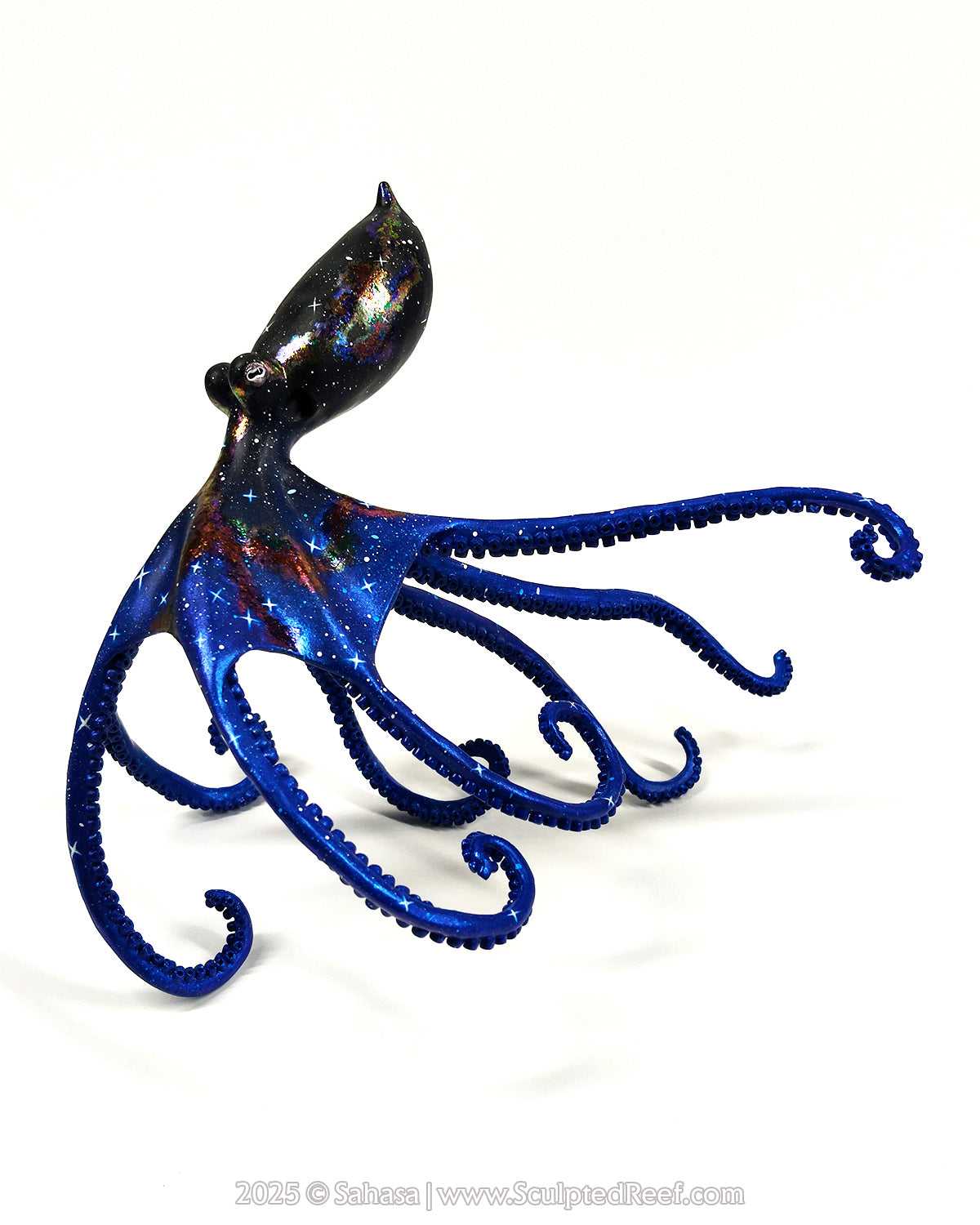 HALCYON - 145 x 185 x 145mm - OOAK Nebula Octopus Sculpture