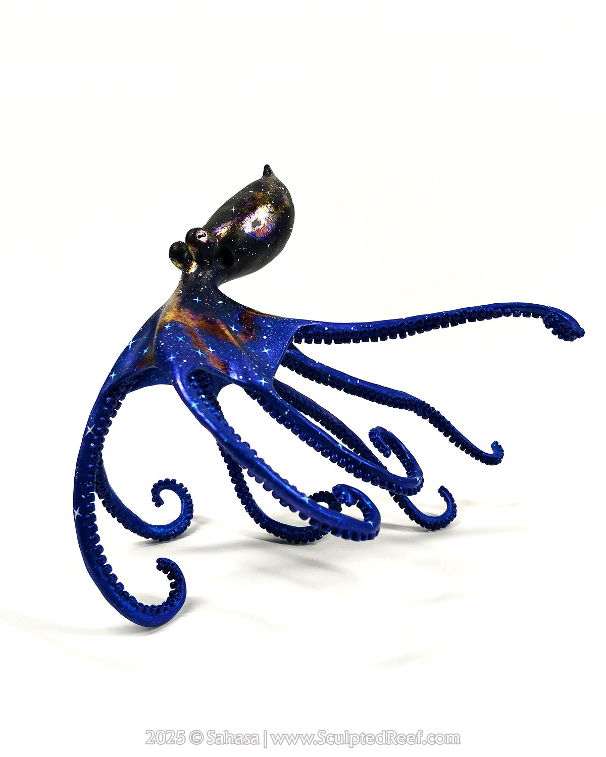 HALCYON - 145 x 185 x 145mm - OOAK Nebula Octopus Sculpture
