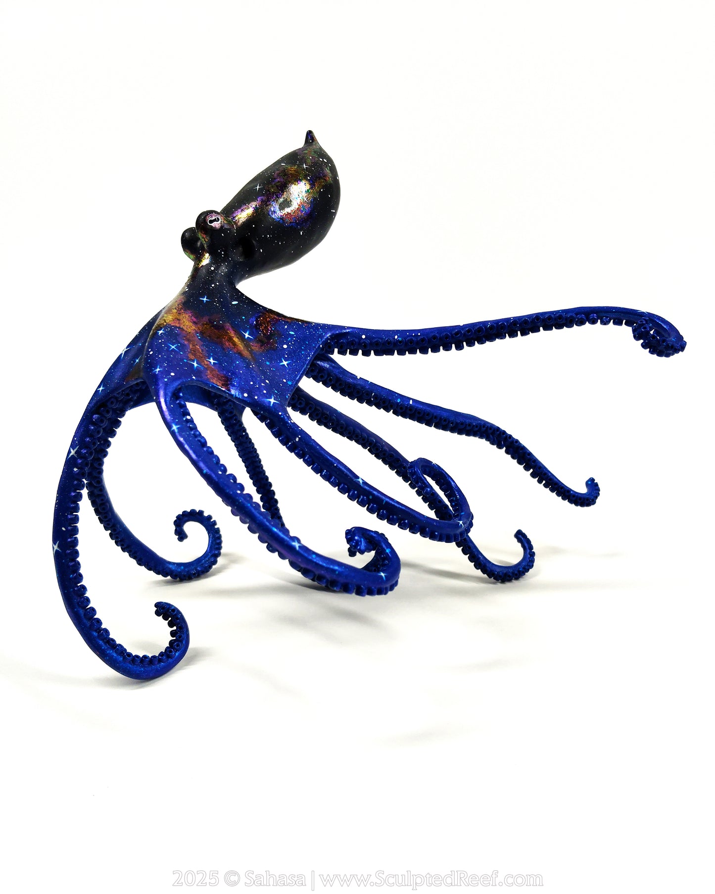 HALCYON - 145 x 185 x 145mm - OOAK Nebula Octopus Sculpture