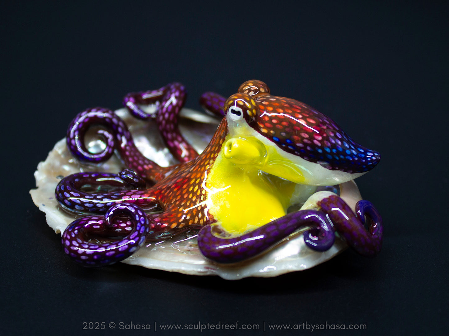 ELYSA - Shelltopus (Large) - OOAK Coconut Octopus Sculpture
