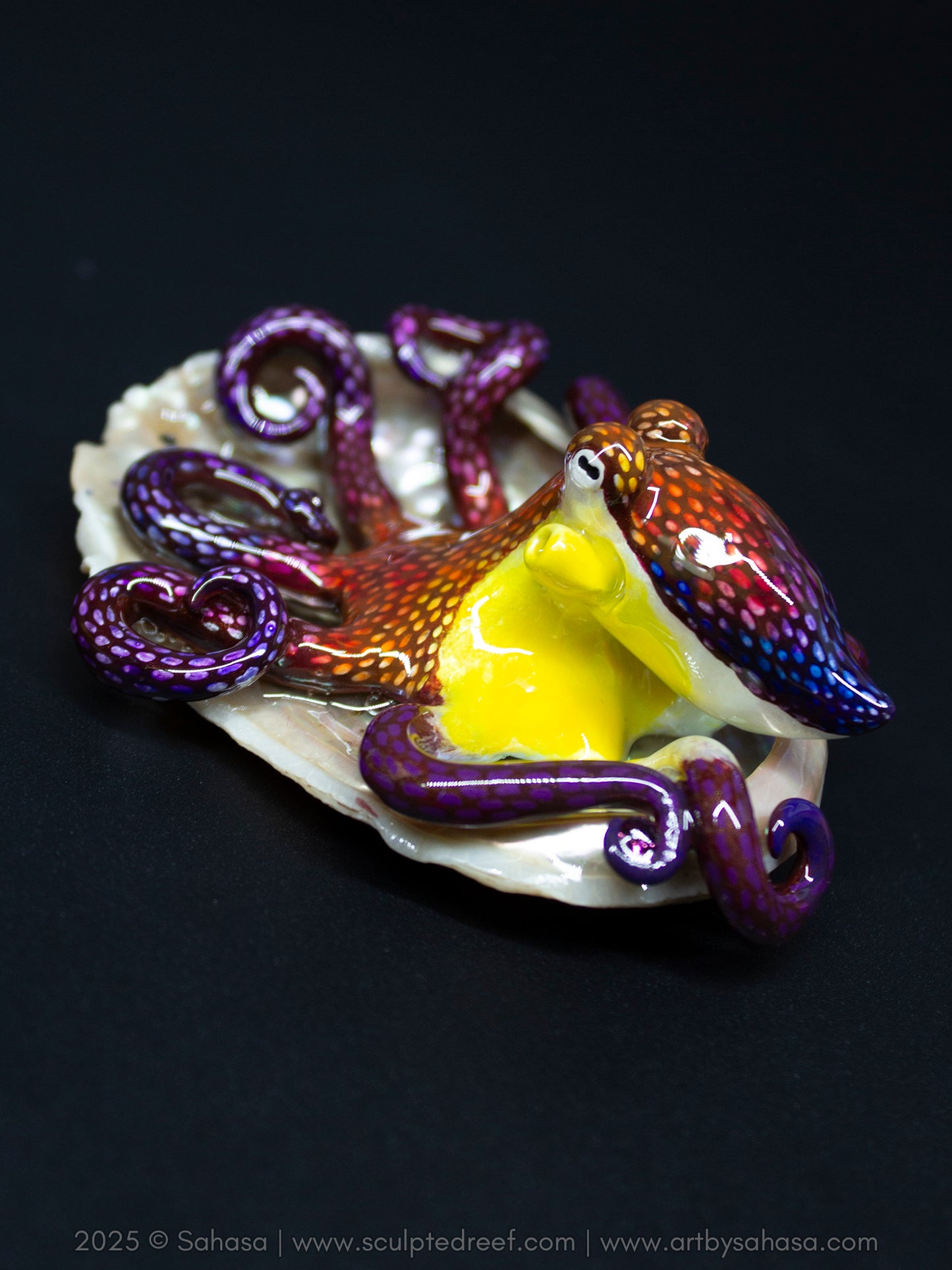 ELYSA - Shelltopus (Large) - OOAK Coconut Octopus Sculpture