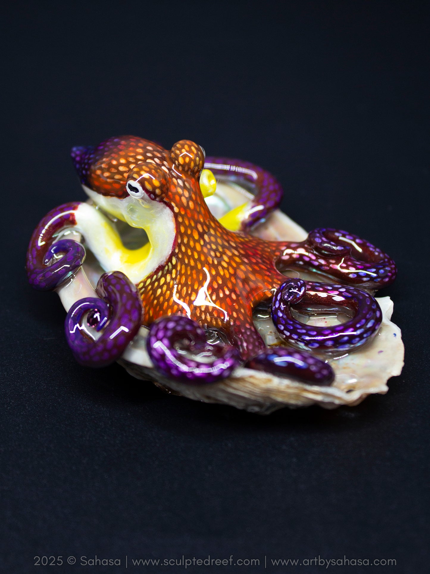 ELYSA - Shelltopus (Large) - OOAK Coconut Octopus Sculpture