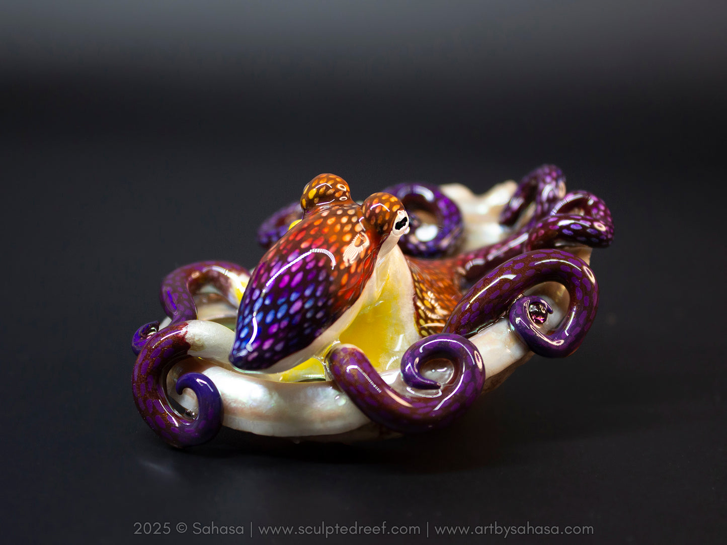ELYSA - Shelltopus (Large) - OOAK Coconut Octopus Sculpture