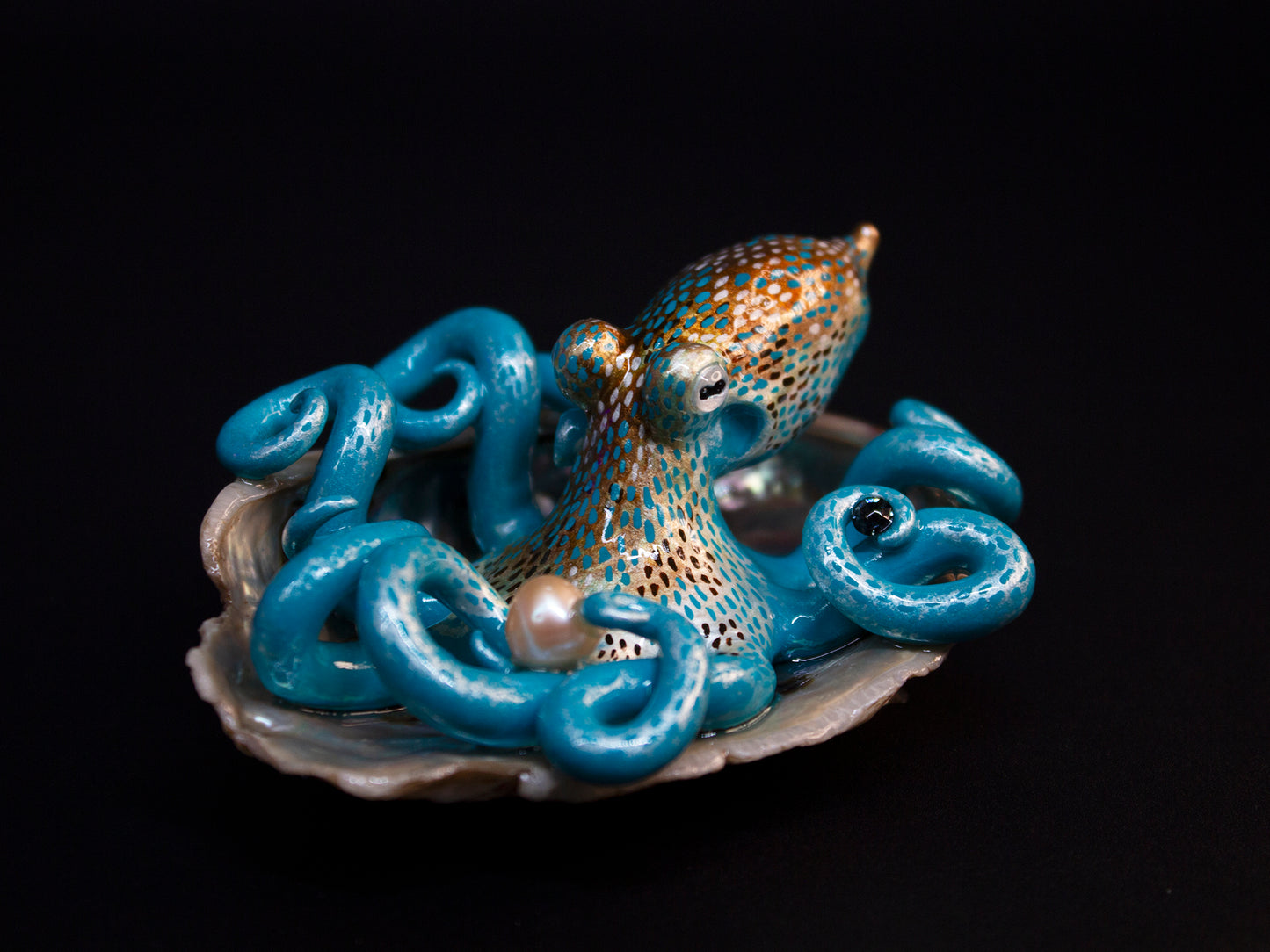 KARISSA - Shelltopus (Large) - OOAK Caribbean Reef Octopus Sculpture