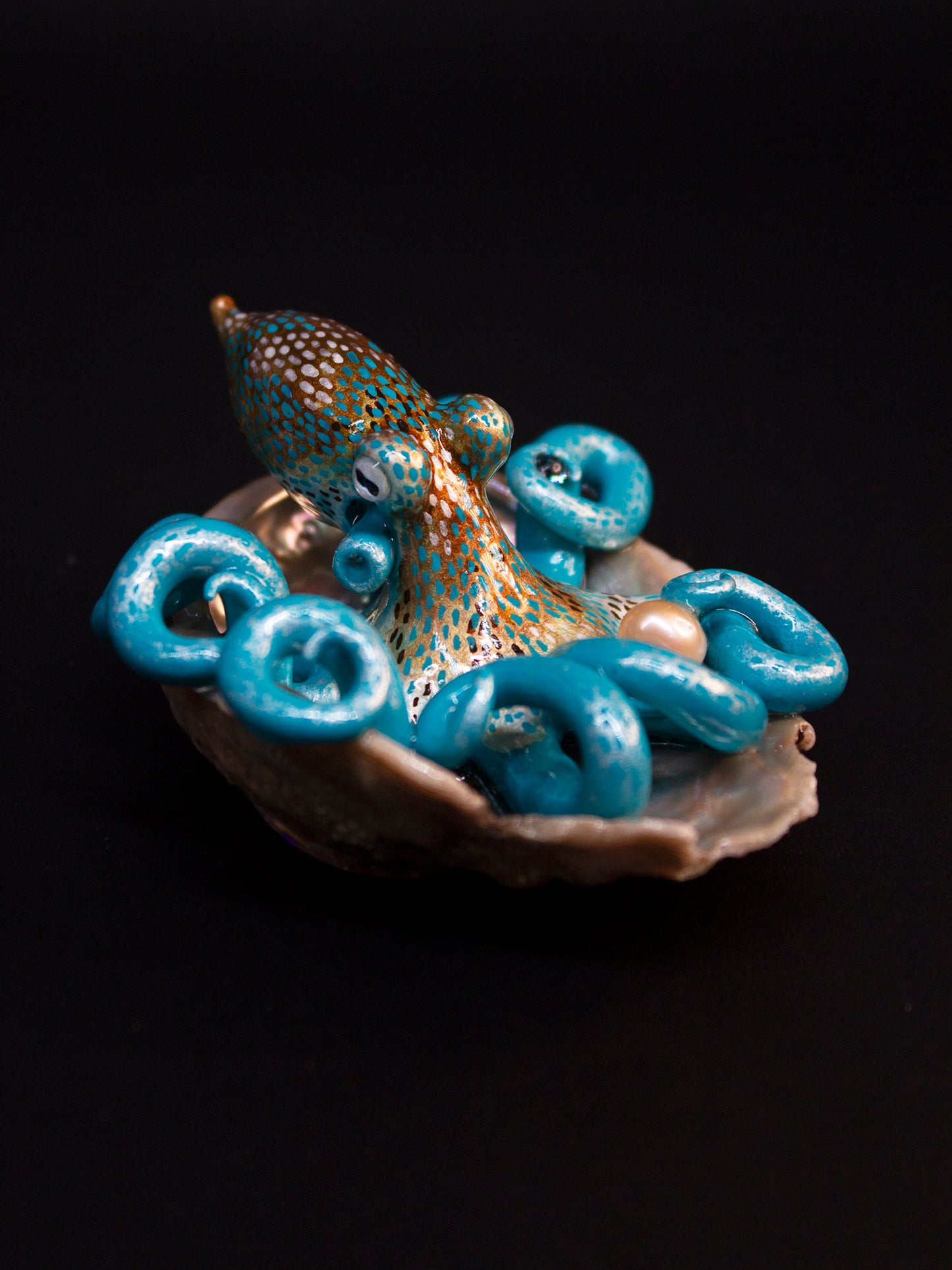 KARISSA - Shelltopus (Large) - OOAK Caribbean Reef Octopus Sculpture