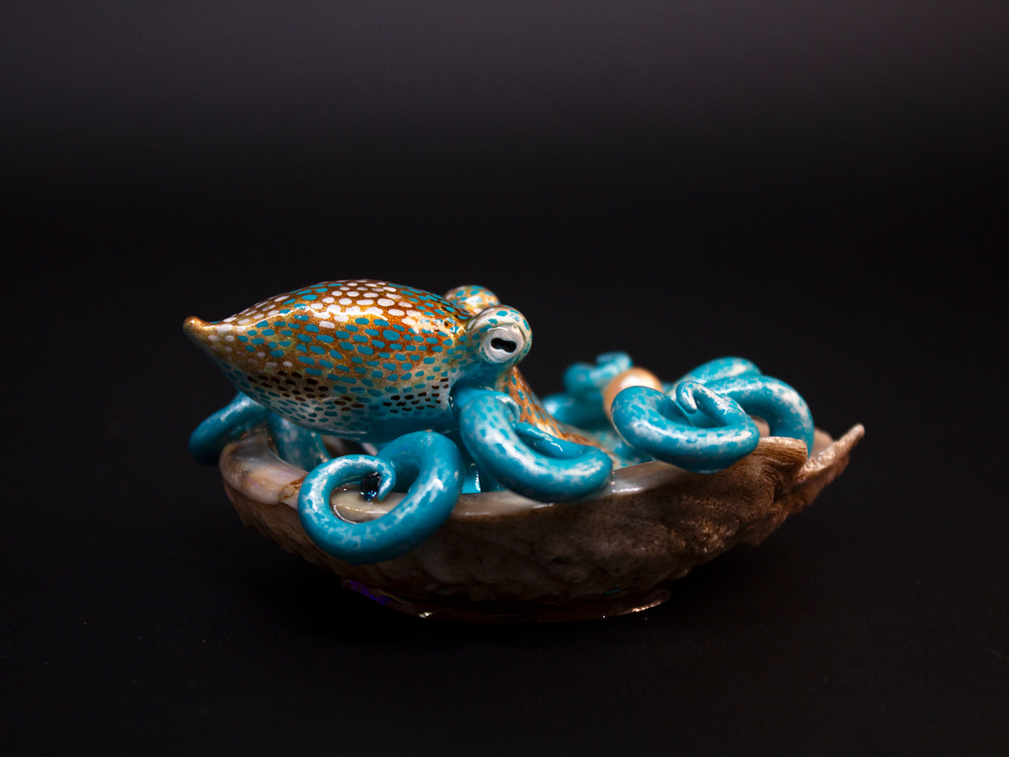 KARISSA - Shelltopus (Large) - OOAK Caribbean Reef Octopus Sculpture