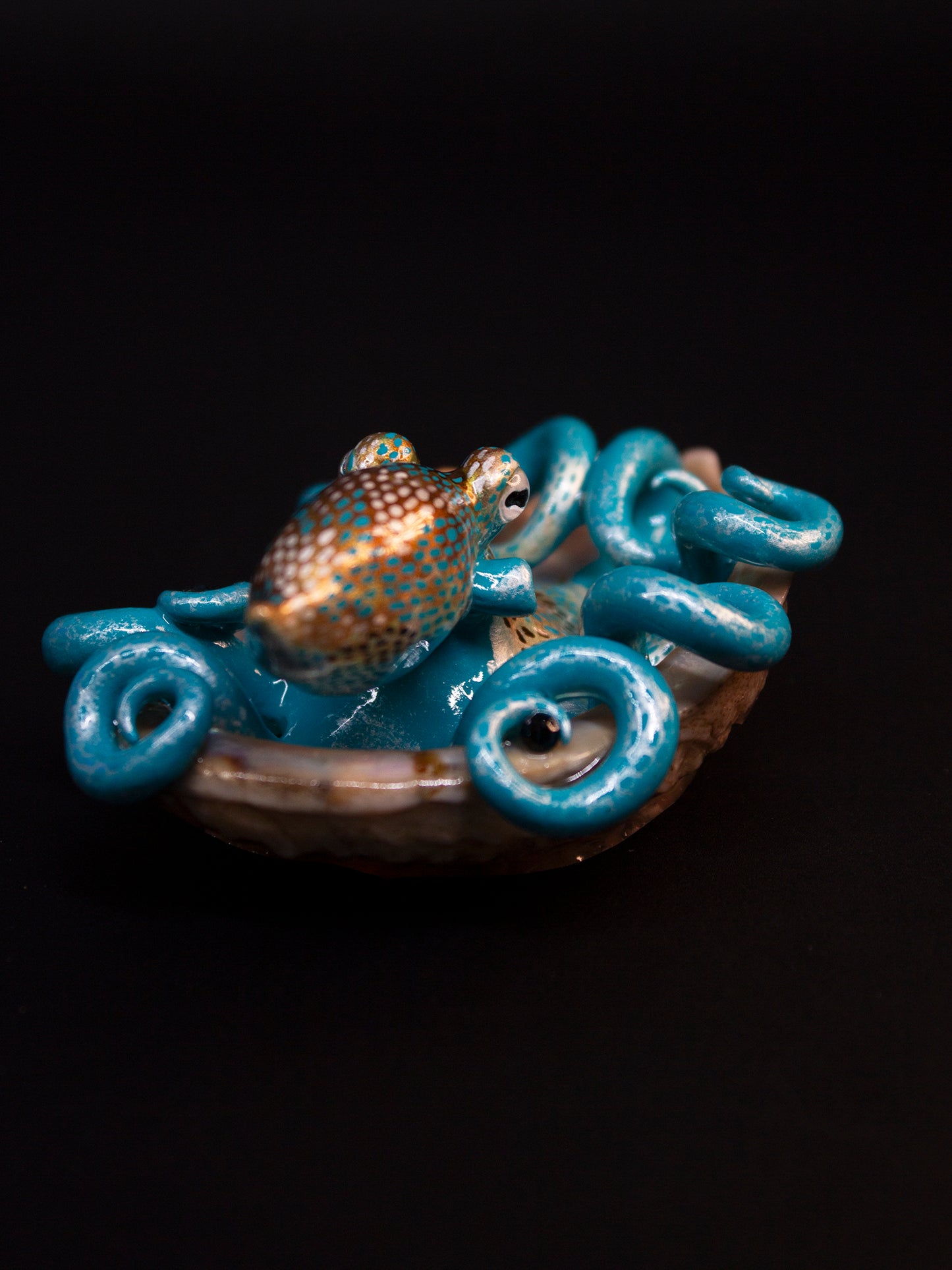 KARISSA - Shelltopus (Large) - OOAK Caribbean Reef Octopus Sculpture