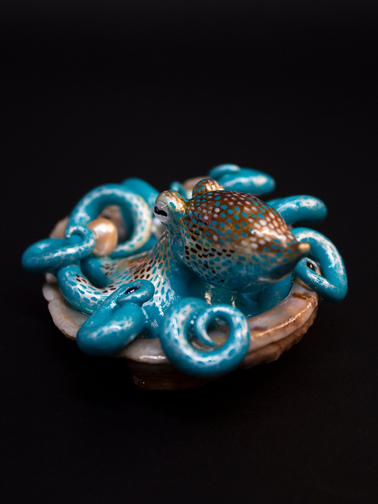 KARISSA - Shelltopus (Large) - OOAK Caribbean Reef Octopus Sculpture