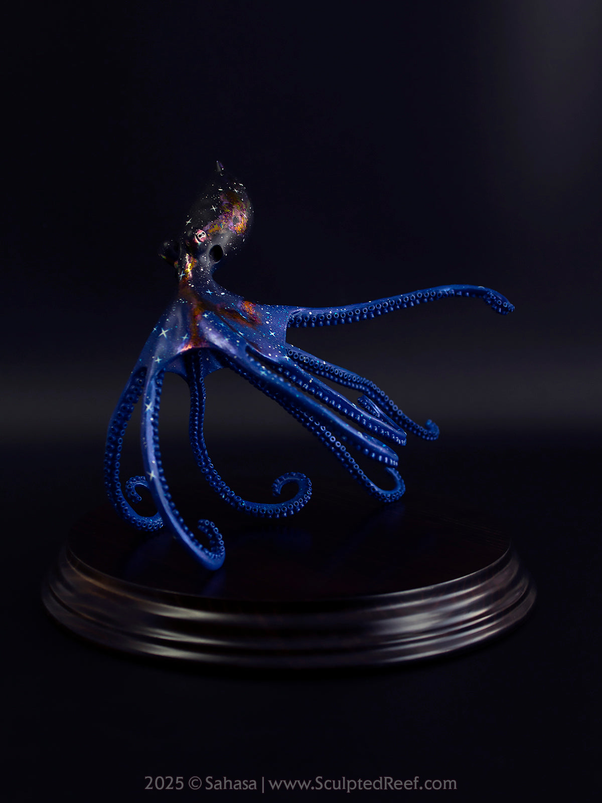 HALCYON - 145 x 185 x 145mm - OOAK Nebula Octopus Sculpture