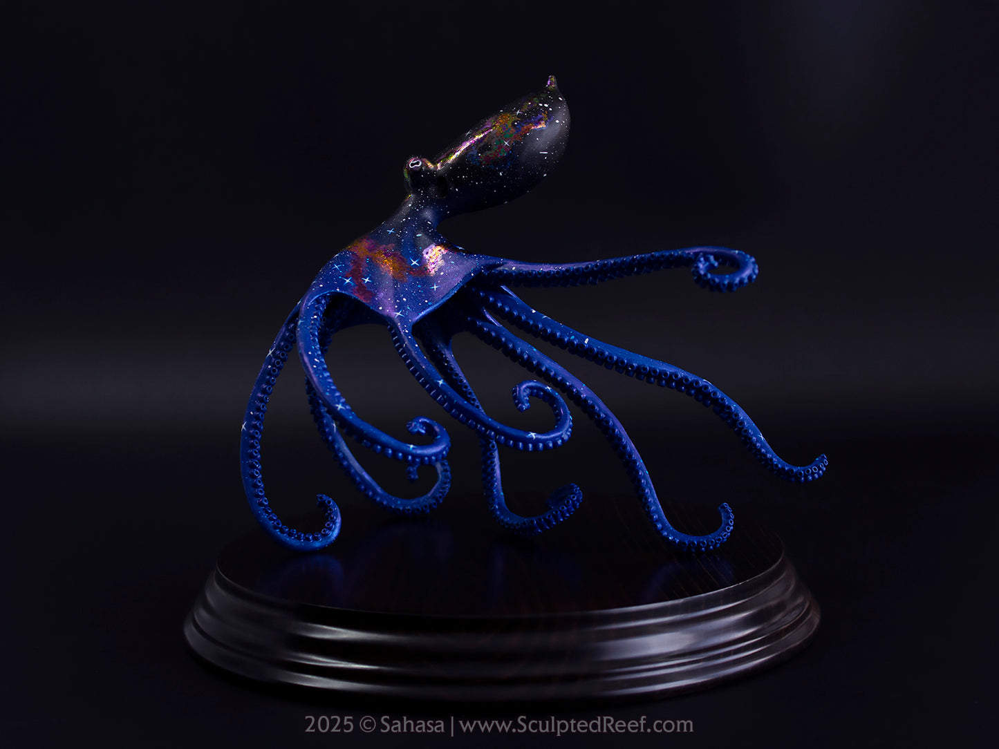 HALCYON - 145 x 185 x 145mm - OOAK Nebula Octopus Sculpture
