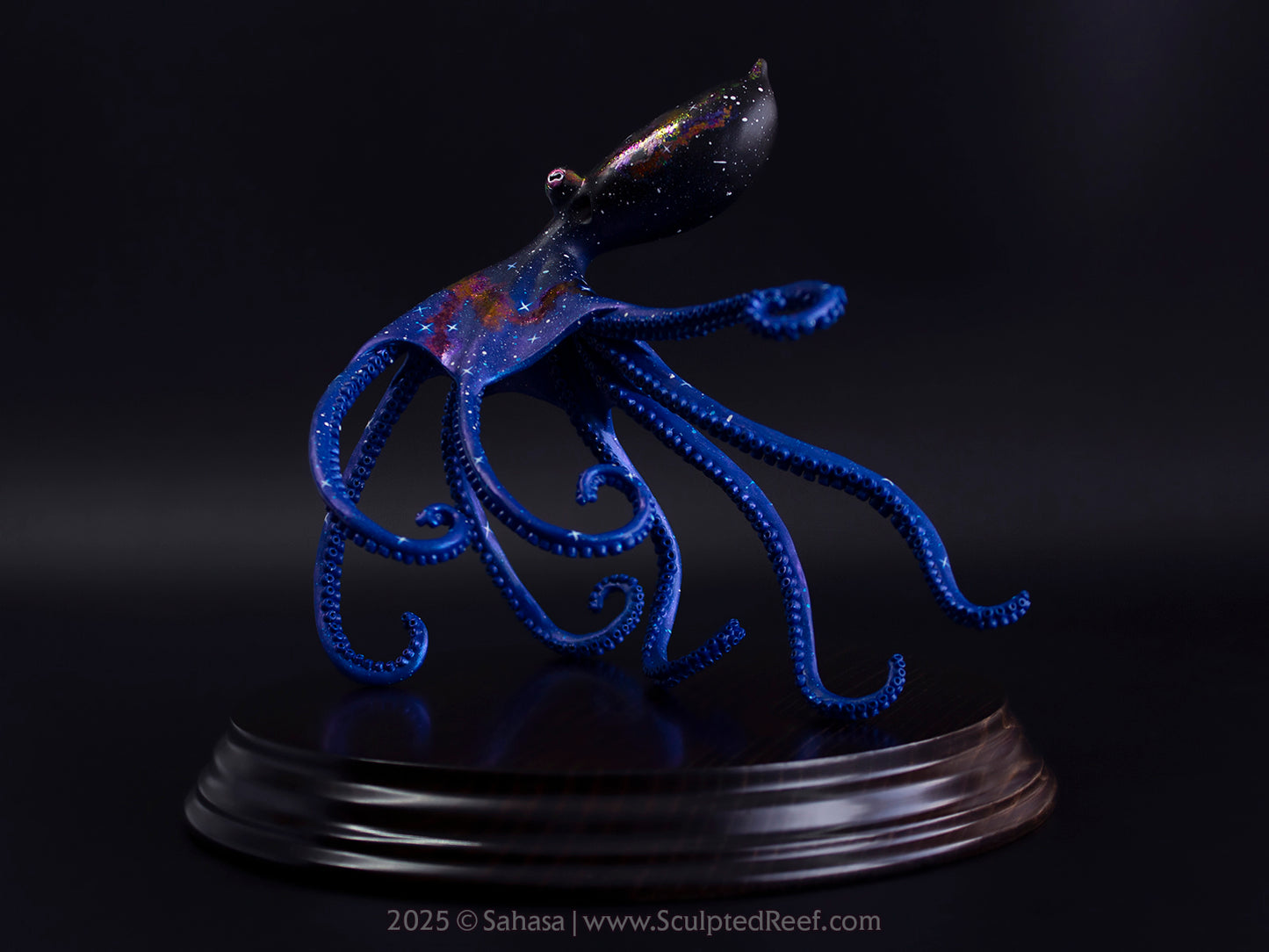 HALCYON - 145 x 185 x 145mm - OOAK Nebula Octopus Sculpture