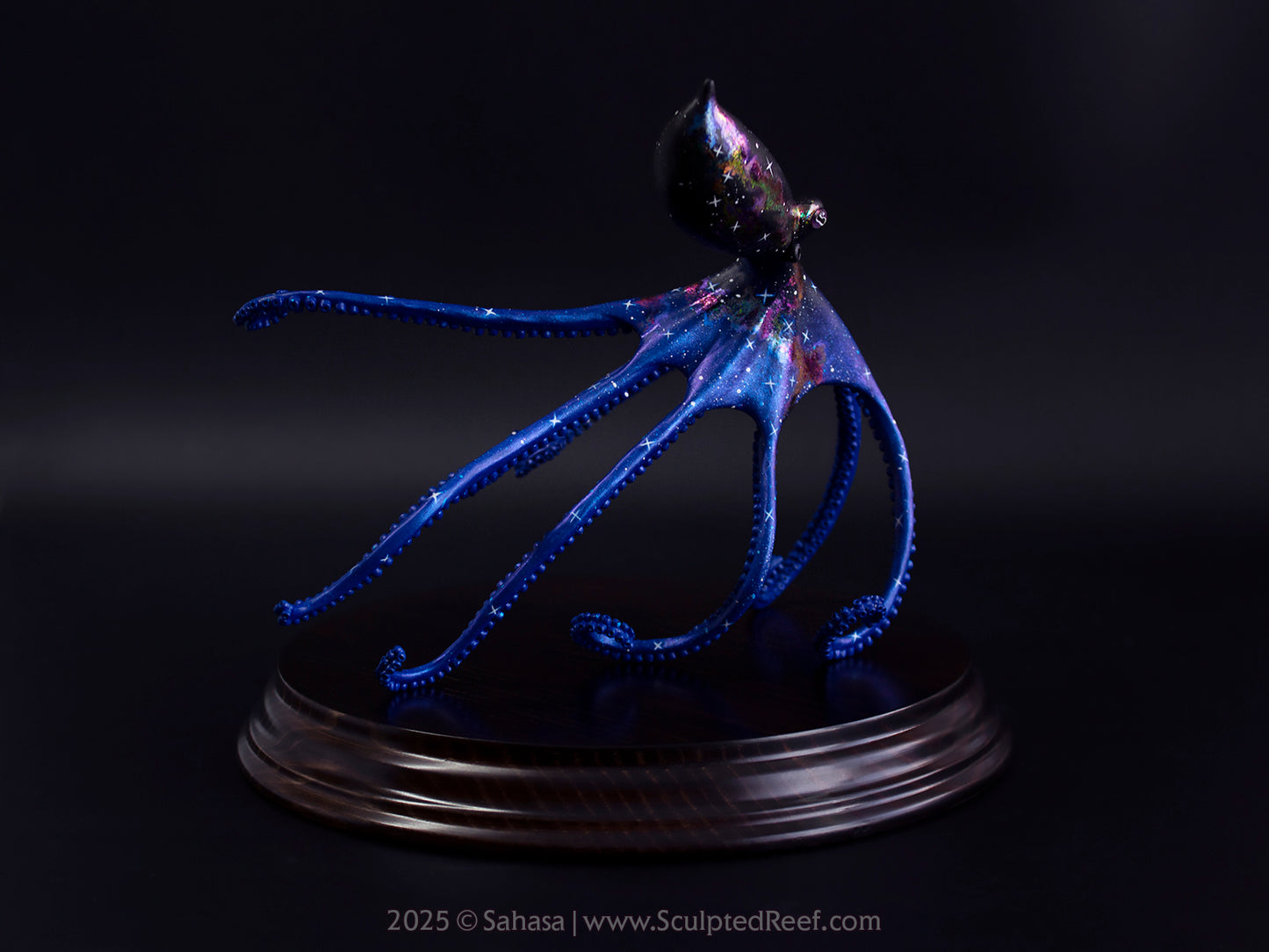 HALCYON - 145 x 185 x 145mm - OOAK Nebula Octopus Sculpture