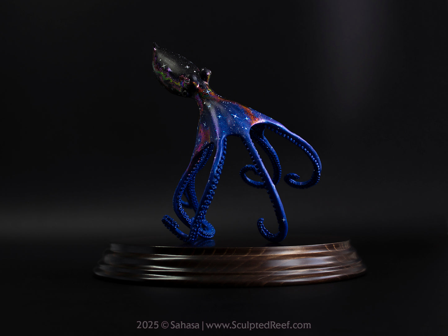 HALCYON - 145 x 185 x 145mm - OOAK Nebula Octopus Sculpture