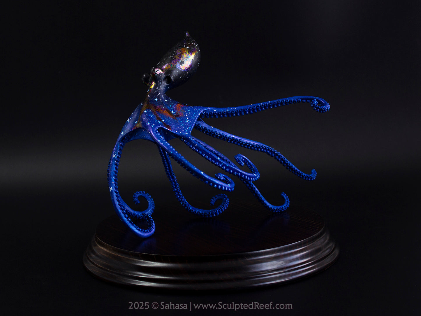 HALCYON - 145 x 185 x 145mm - OOAK Nebula Octopus Sculpture
