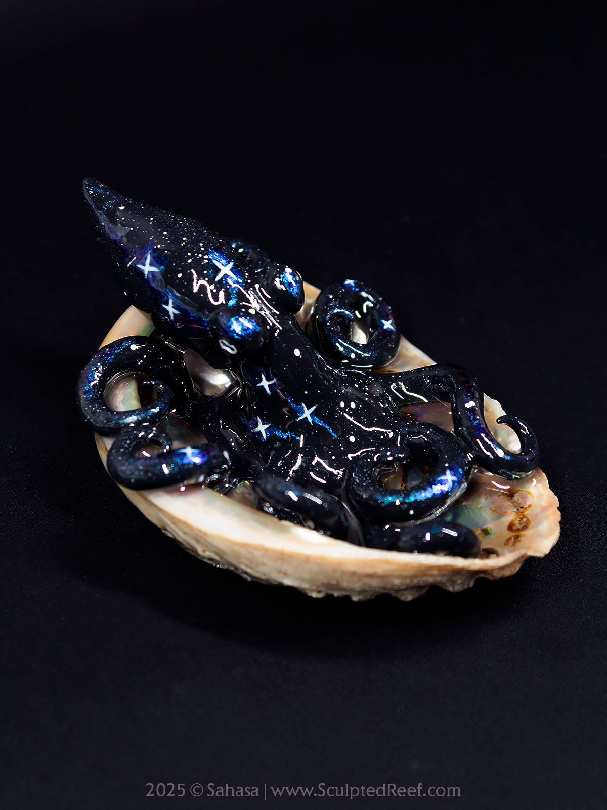 ALYA - Shelltopus (Large) - OOAK Nebula Octopus Sculpture