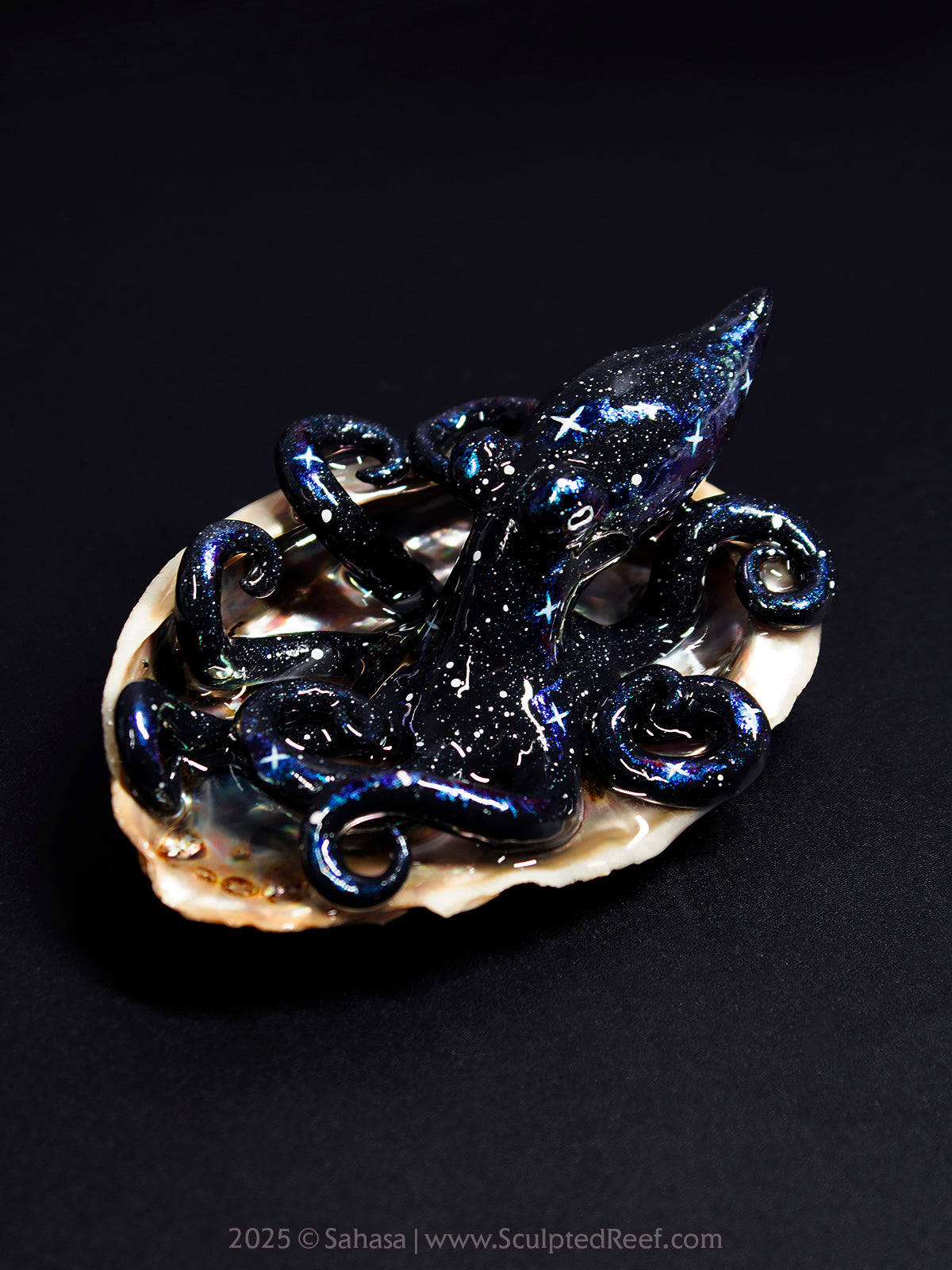 ALYA - Shelltopus (Large) - OOAK Nebula Octopus Sculpture