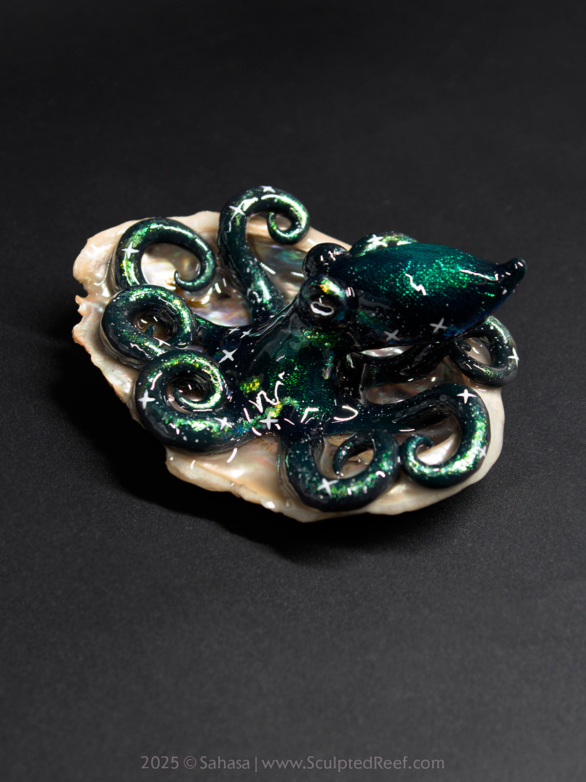 AURIGA - Shelltopus - OOAK Nebula Octopus Sculpture