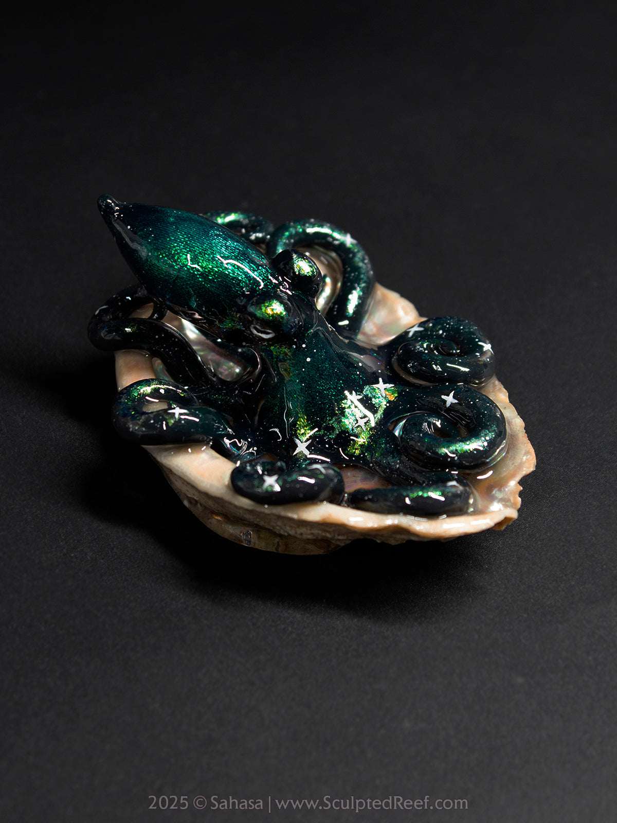 AURIGA - Shelltopus - OOAK Nebula Octopus Sculpture