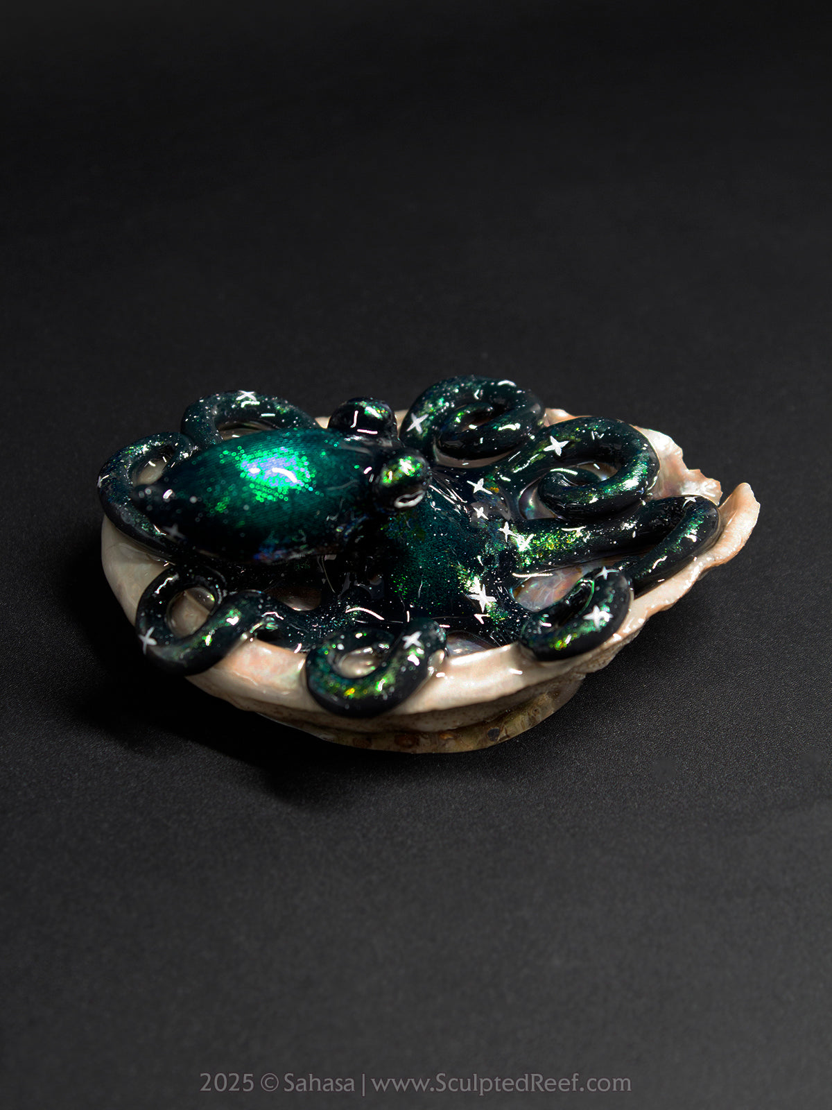 AURIGA - Shelltopus - OOAK Nebula Octopus Sculpture