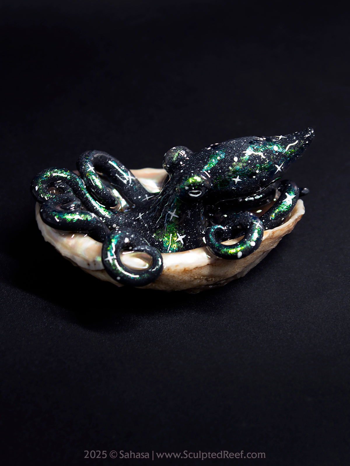 MIRA - Shelltopus (Large) - OOAK Nebula Octopus Sculpture
