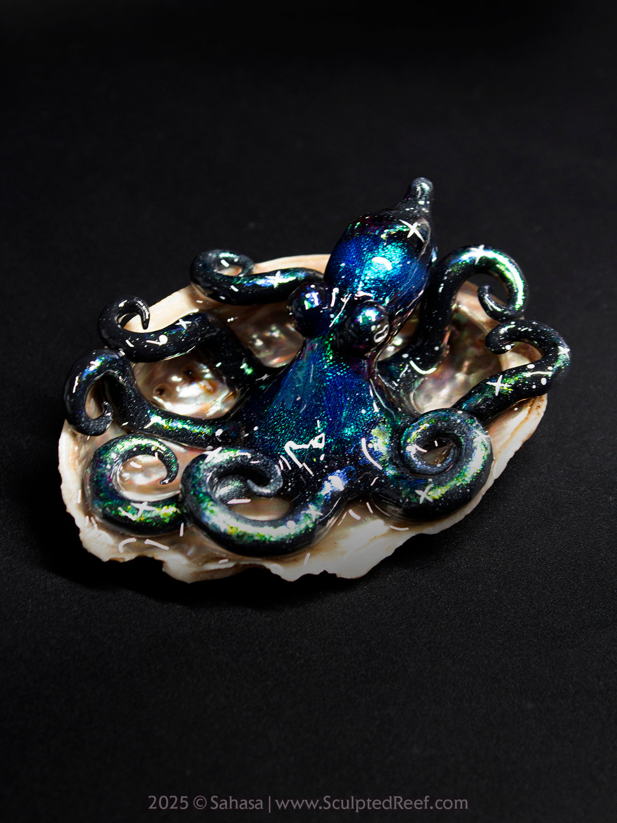INDUS - Shelltopus (Large) - OOAK Nebula Octopus Sculpture