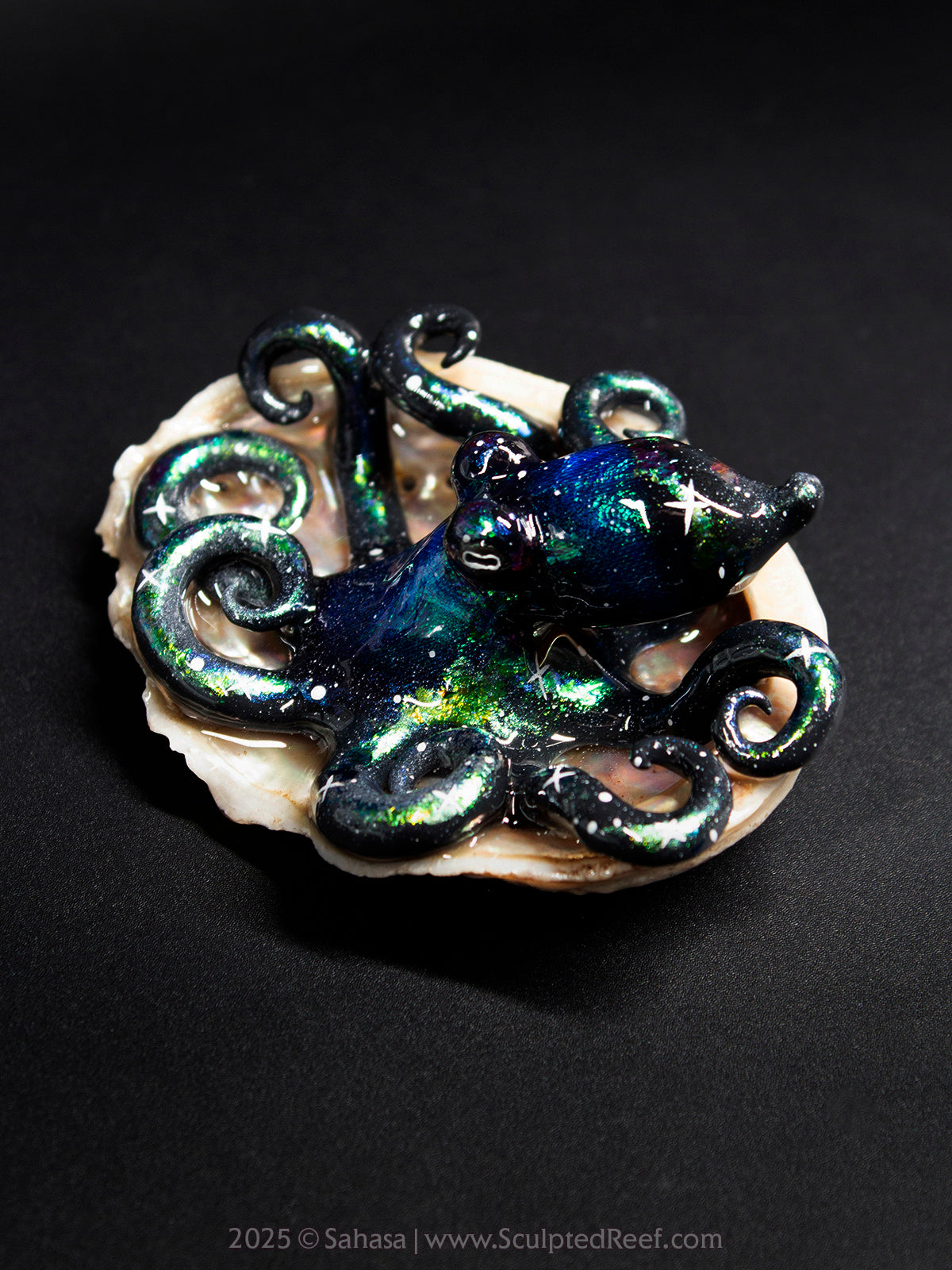 INDUS - Shelltopus (Large) - OOAK Nebula Octopus Sculpture