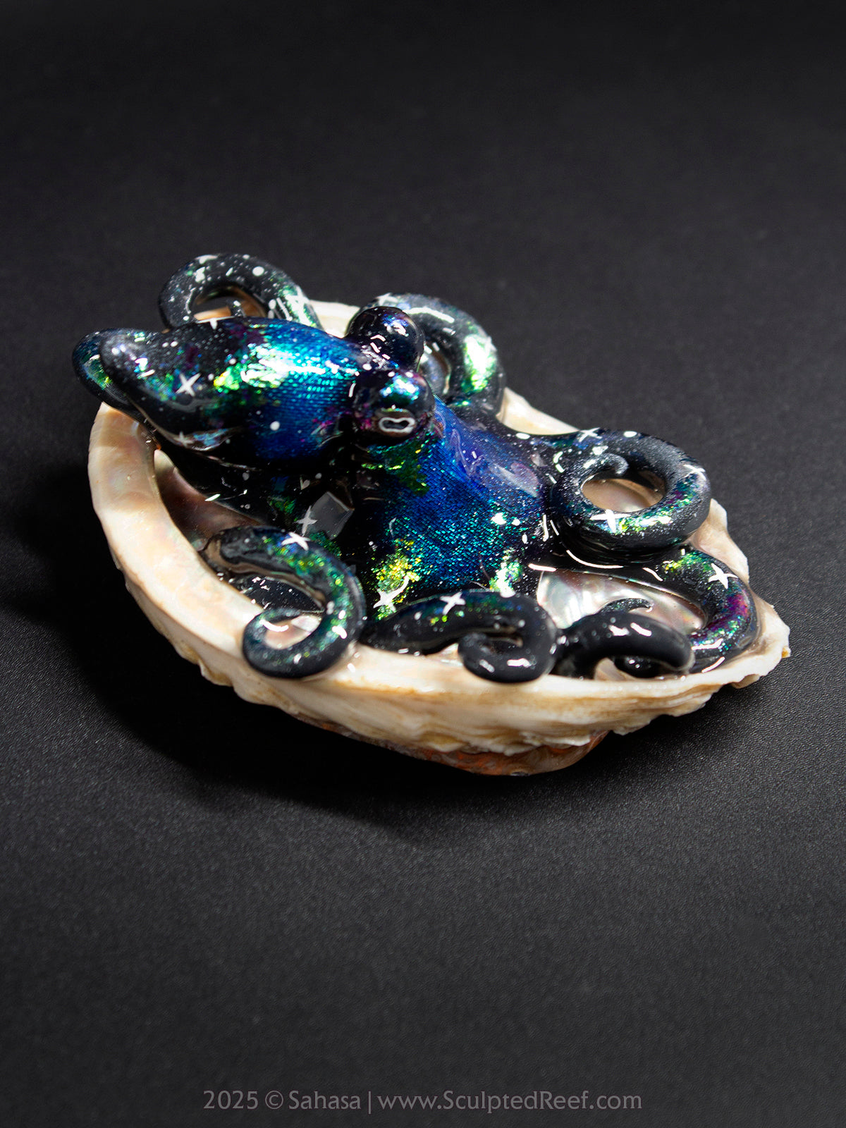 INDUS - Shelltopus (Large) - OOAK Nebula Octopus Sculpture