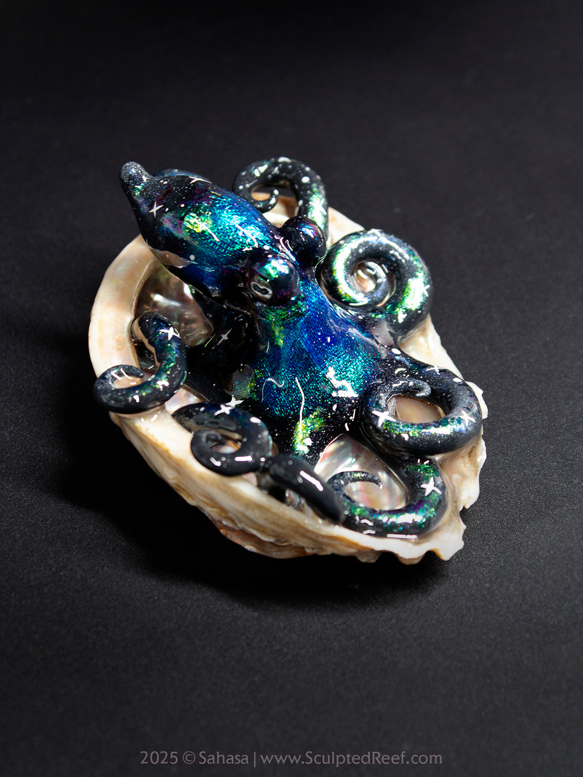 INDUS - Shelltopus (Large) - OOAK Nebula Octopus Sculpture