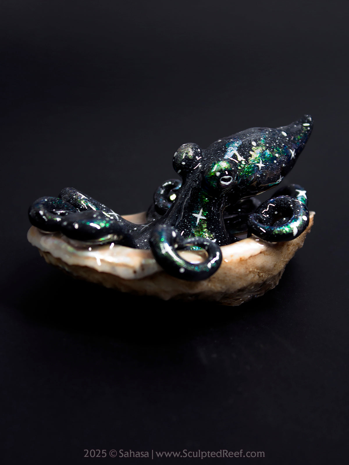MIRA - Shelltopus (Large) - OOAK Nebula Octopus Sculpture