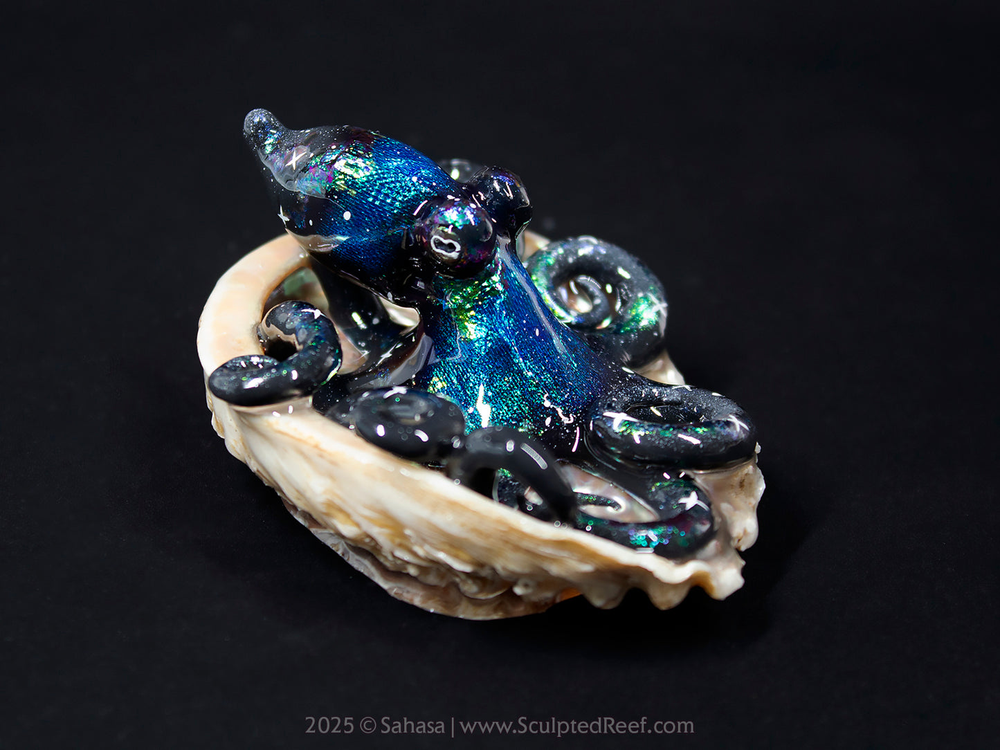 INDUS - Shelltopus (Large) - OOAK Nebula Octopus Sculpture