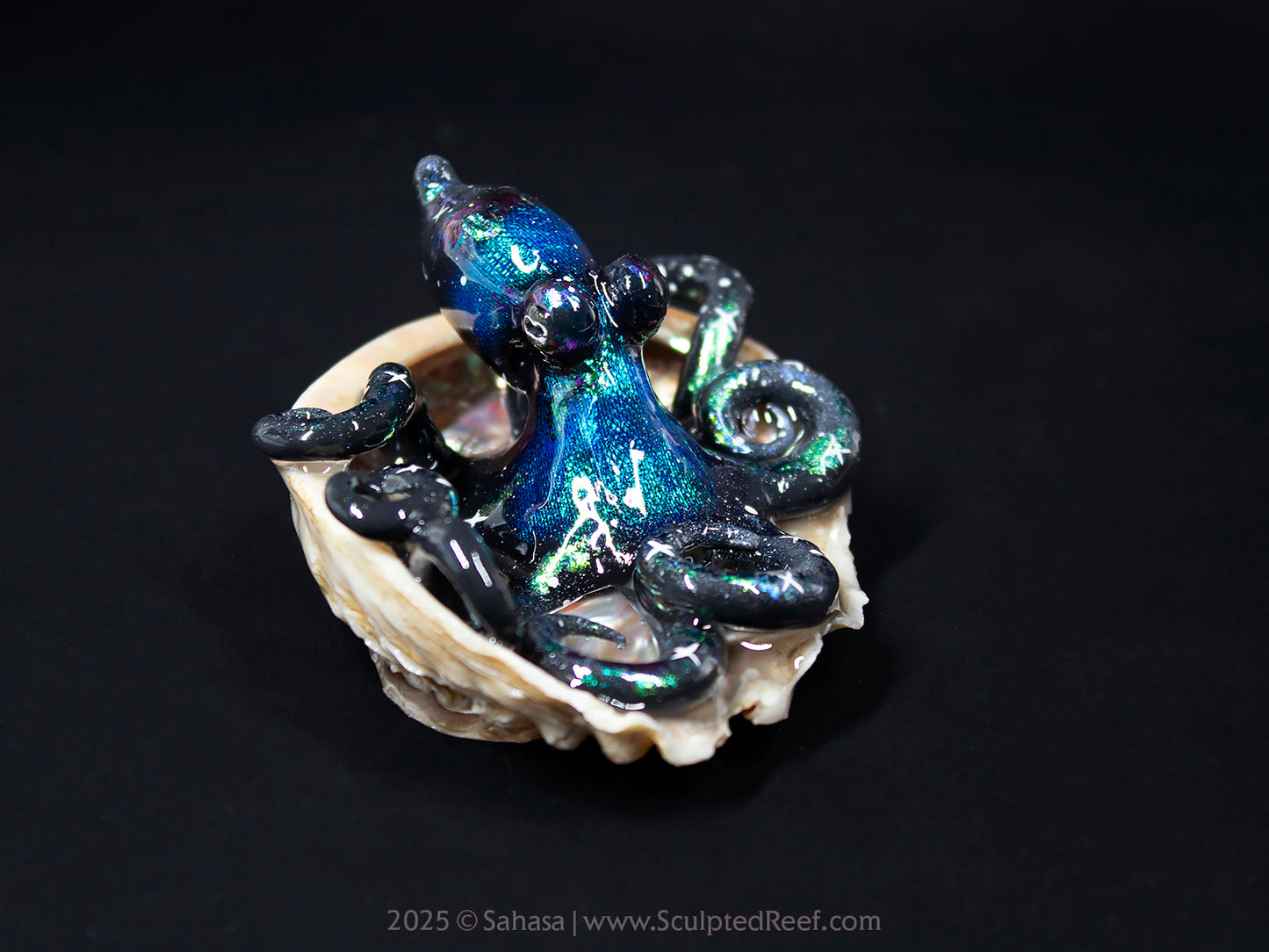 INDUS - Shelltopus (Large) - OOAK Nebula Octopus Sculpture