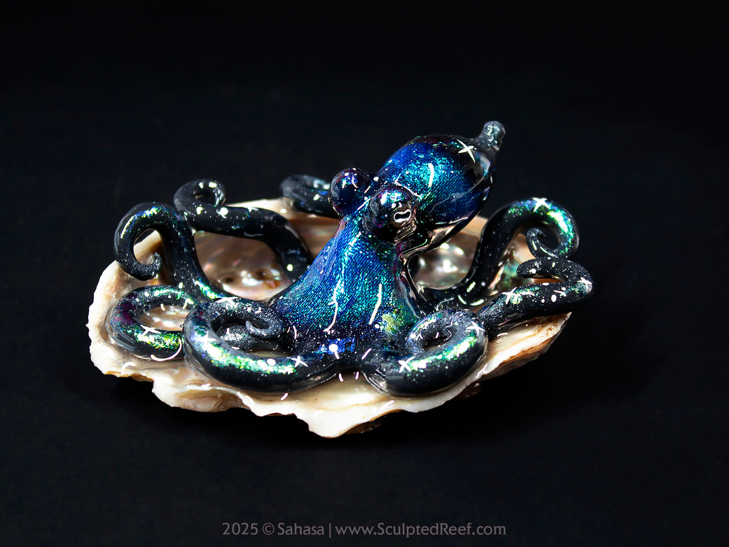 INDUS - Shelltopus (Large) - OOAK Nebula Octopus Sculpture