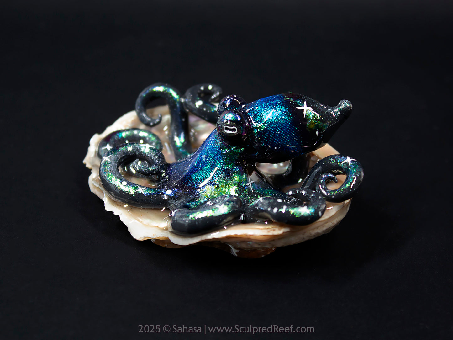 INDUS - Shelltopus (Large) - OOAK Nebula Octopus Sculpture