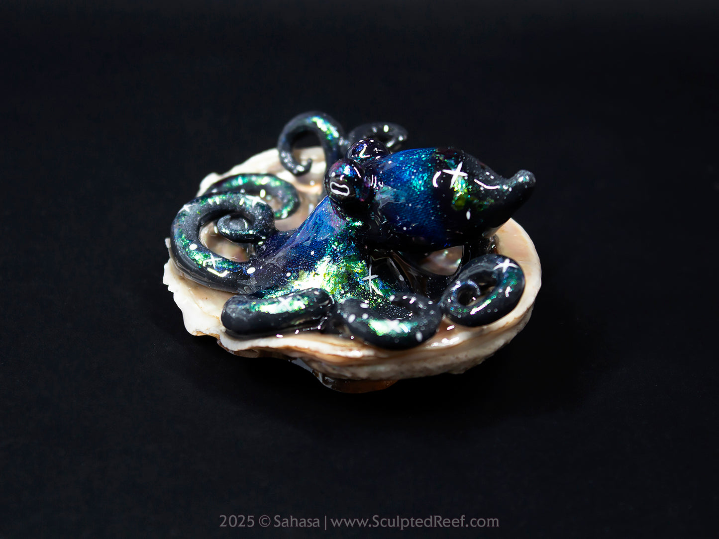 INDUS - Shelltopus (Large) - OOAK Nebula Octopus Sculpture