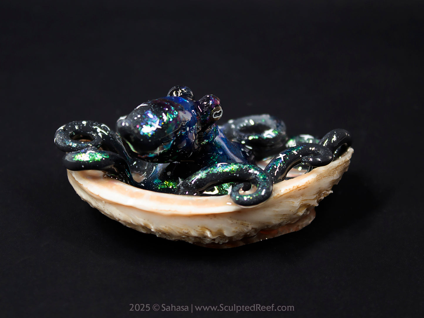 INDUS - Shelltopus (Large) - OOAK Nebula Octopus Sculpture