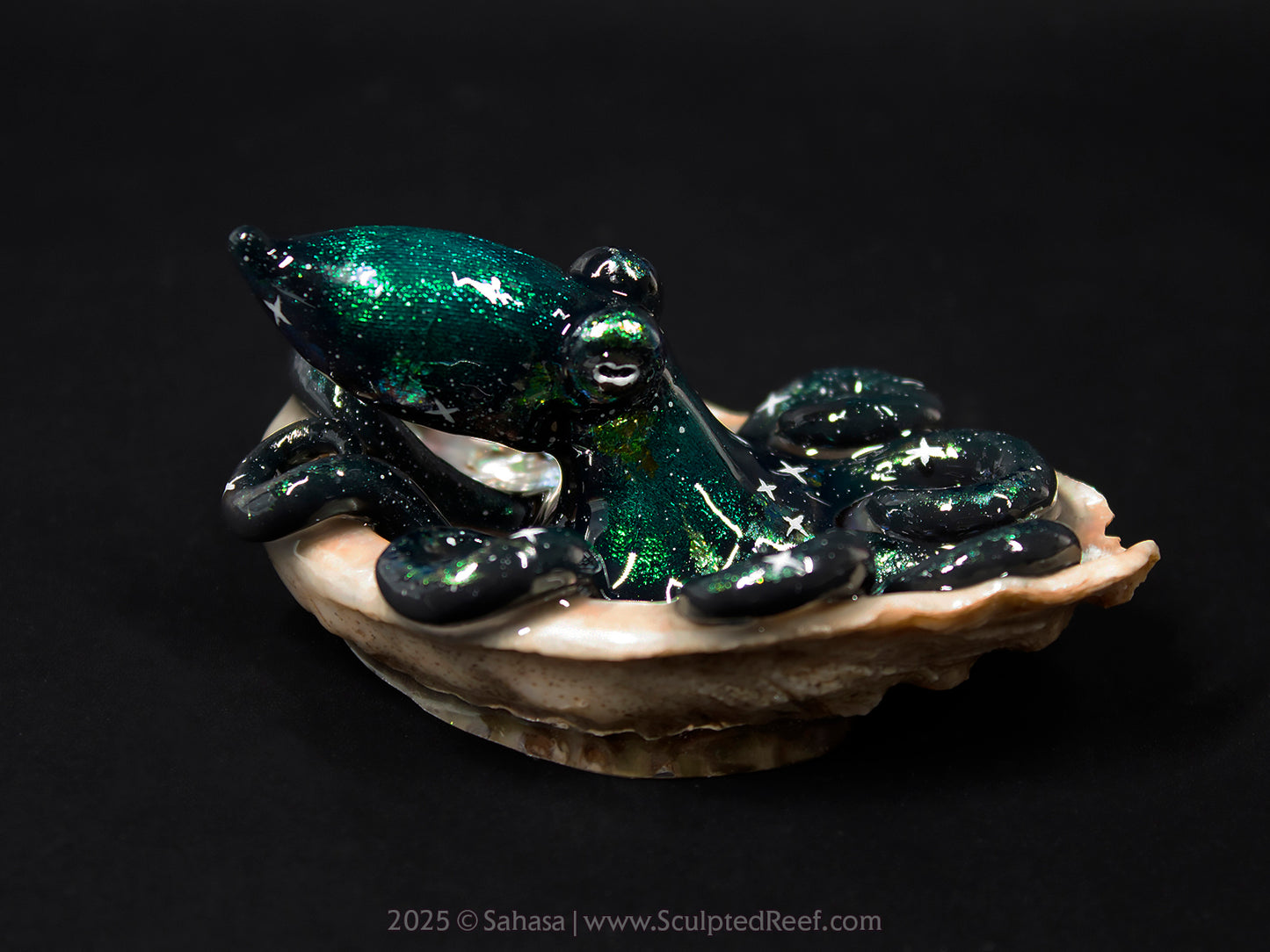 AURIGA - Shelltopus - OOAK Nebula Octopus Sculpture