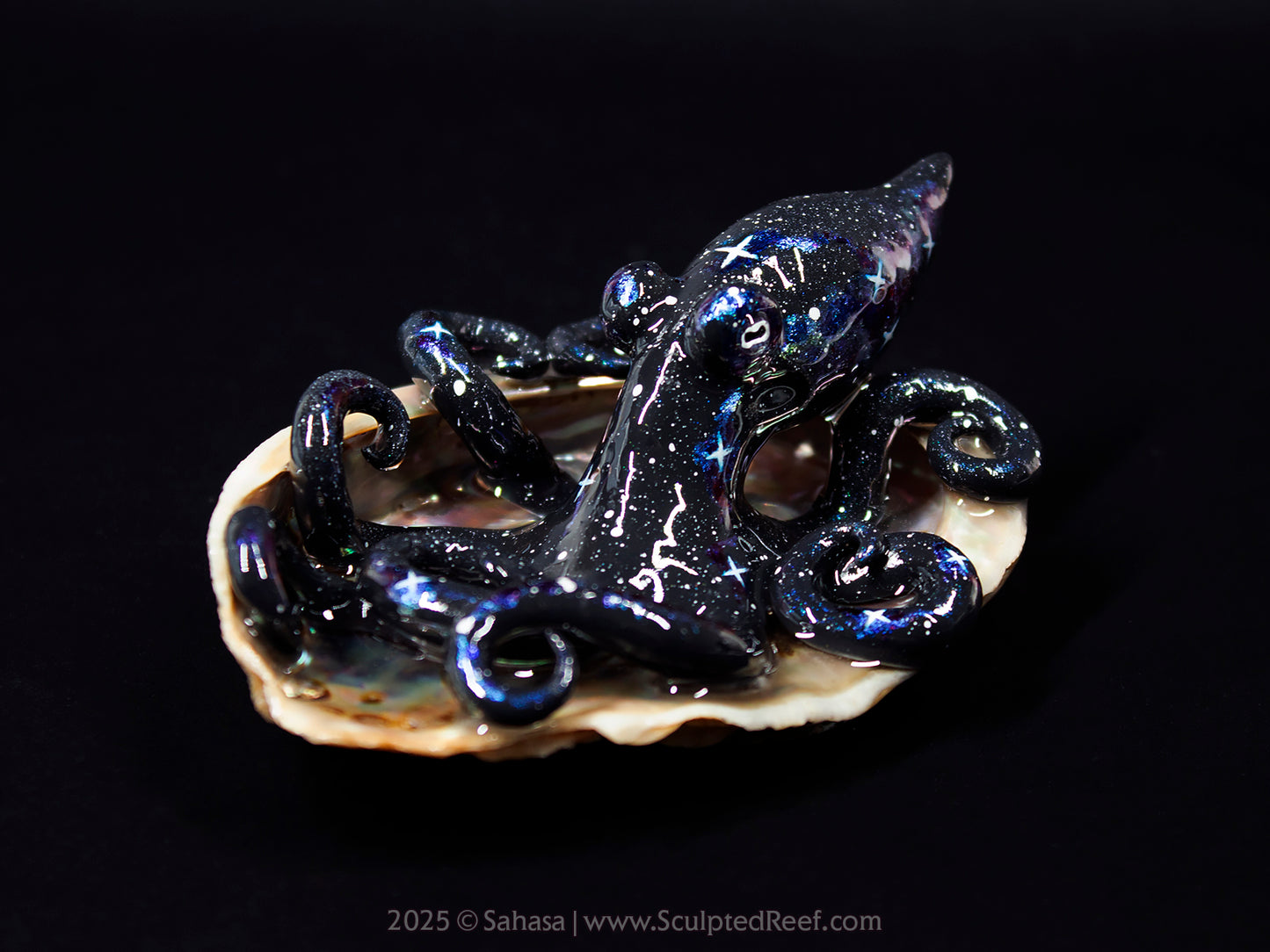 ALYA - Shelltopus (Large) - OOAK Nebula Octopus Sculpture