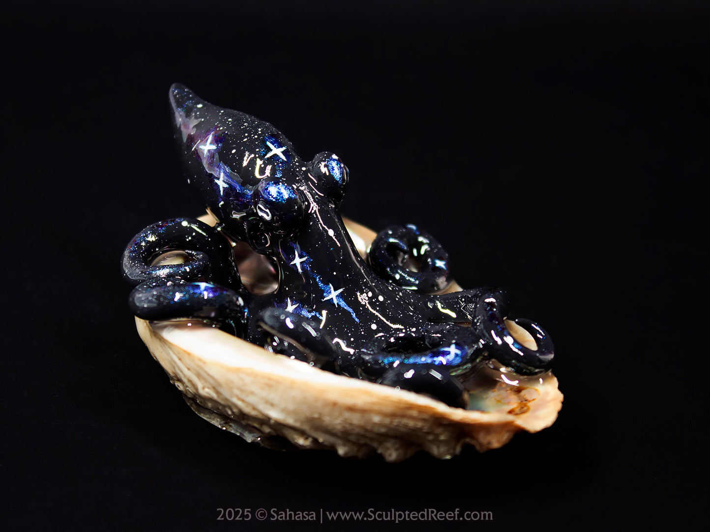 ALYA - Shelltopus (Large) - OOAK Nebula Octopus Sculpture