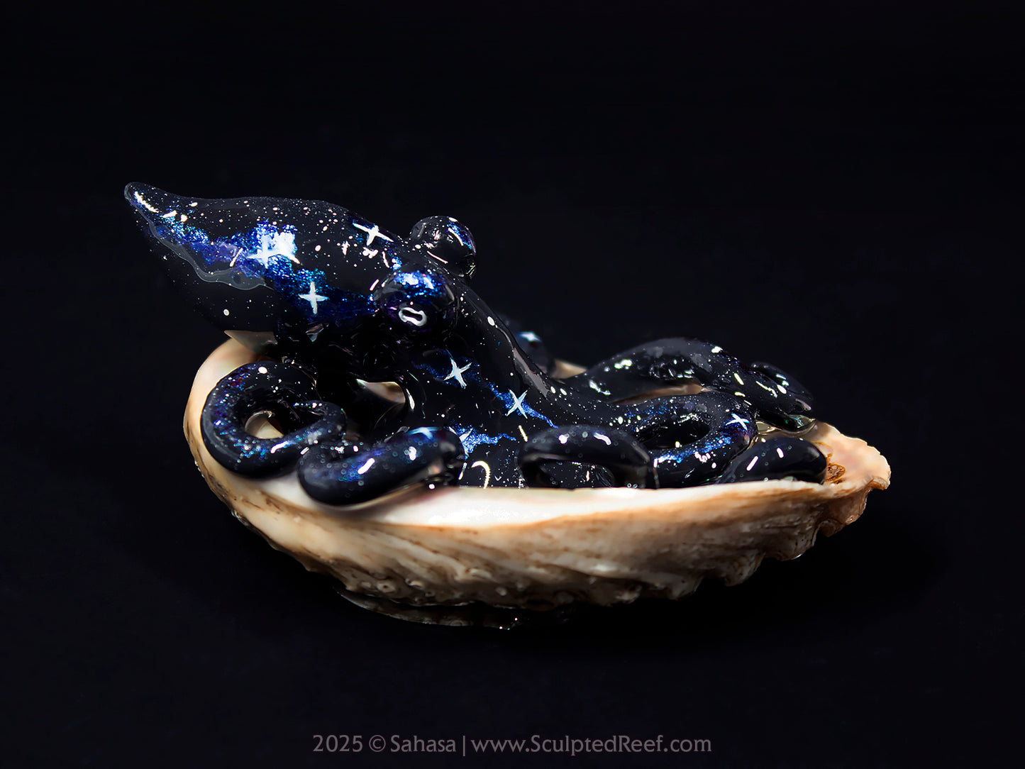 ALYA - Shelltopus (Large) - OOAK Nebula Octopus Sculpture