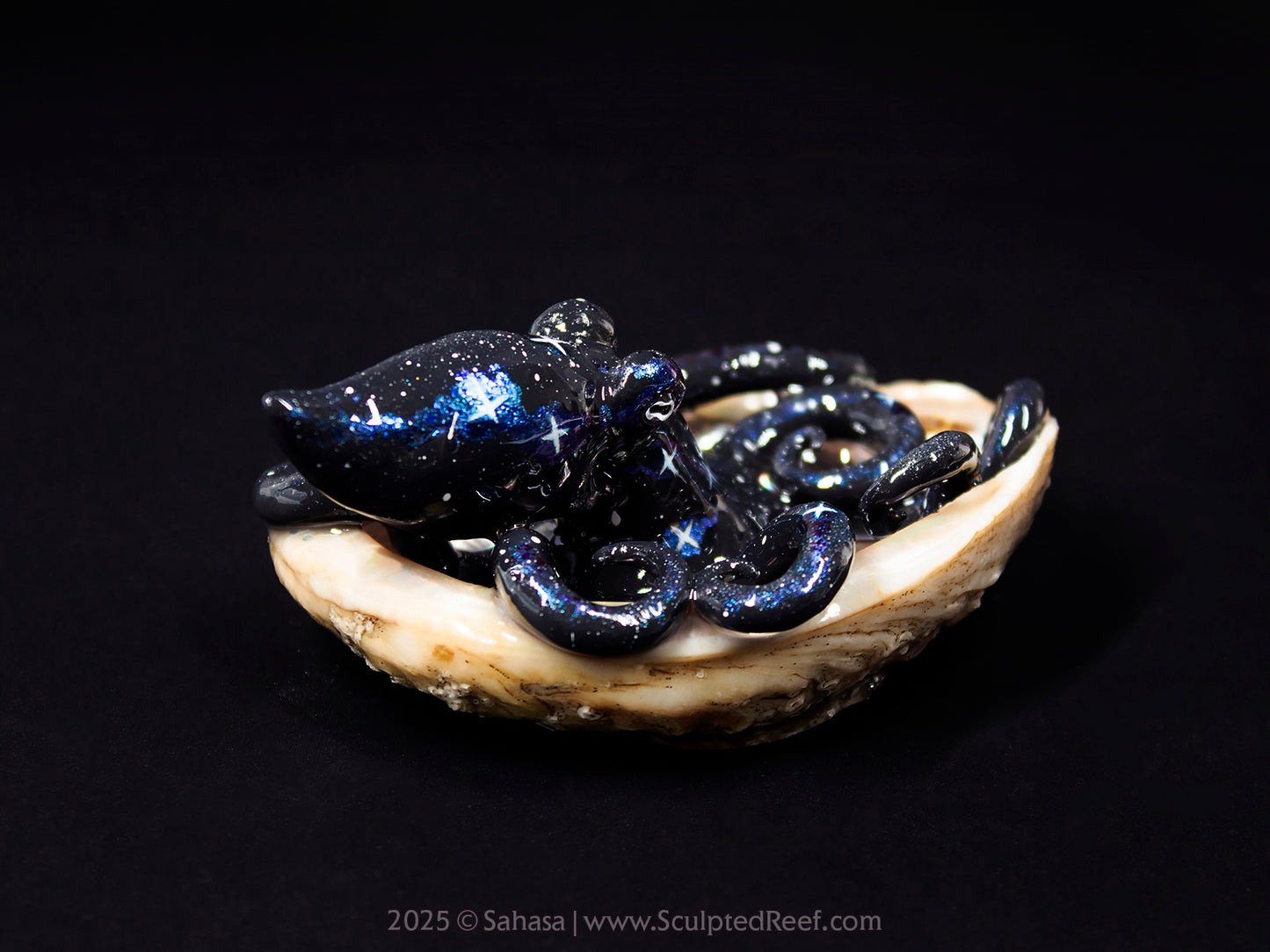ALYA - Shelltopus (Large) - OOAK Nebula Octopus Sculpture