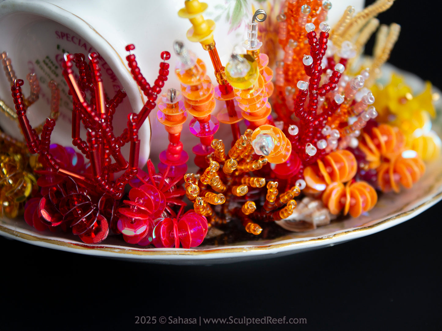 No.8 "Octopus Garden VIII" - Sculpted Reef Series - Blue Ringed Octopus Sculpture