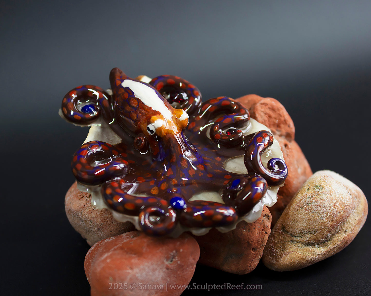 LORELEI - Shelltopus - OOAK Day Octopus Sculpture