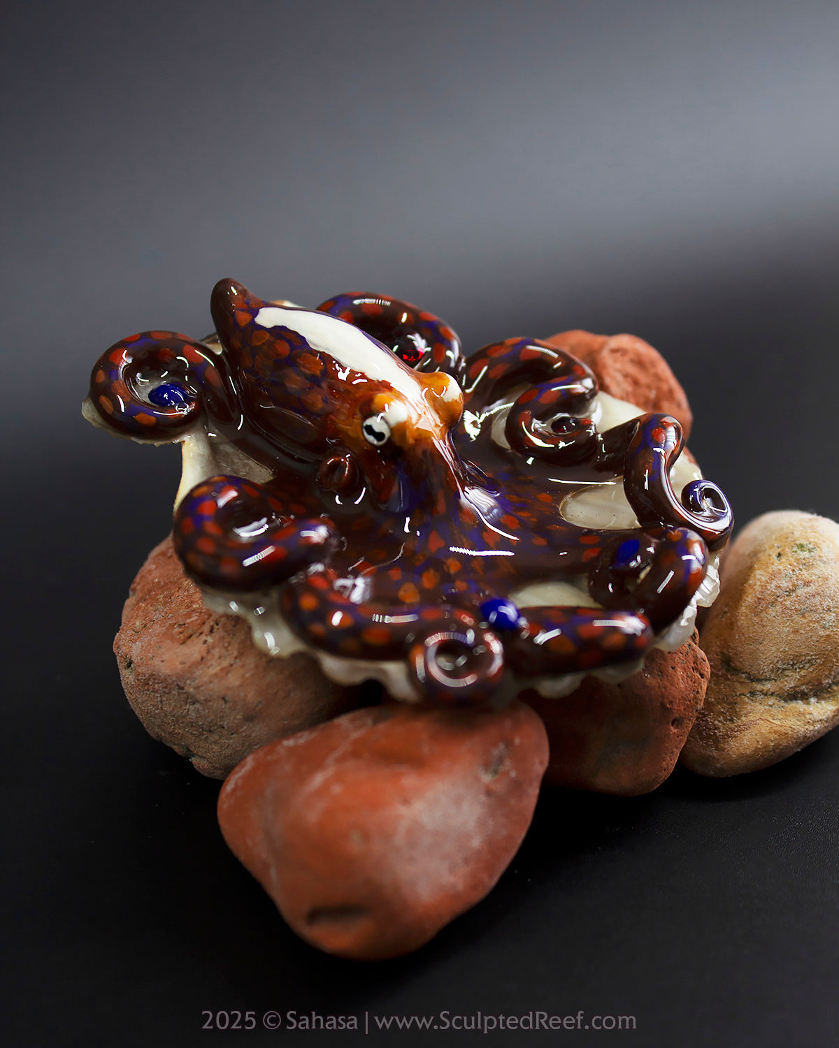 LORELEI - Shelltopus - OOAK Day Octopus Sculpture