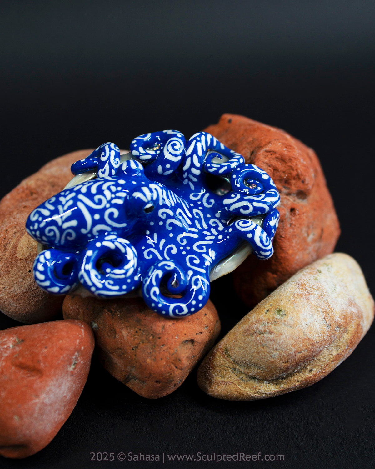 DAPHNE - Shelltopus (Baby) - OOAK Octopus Sculpture