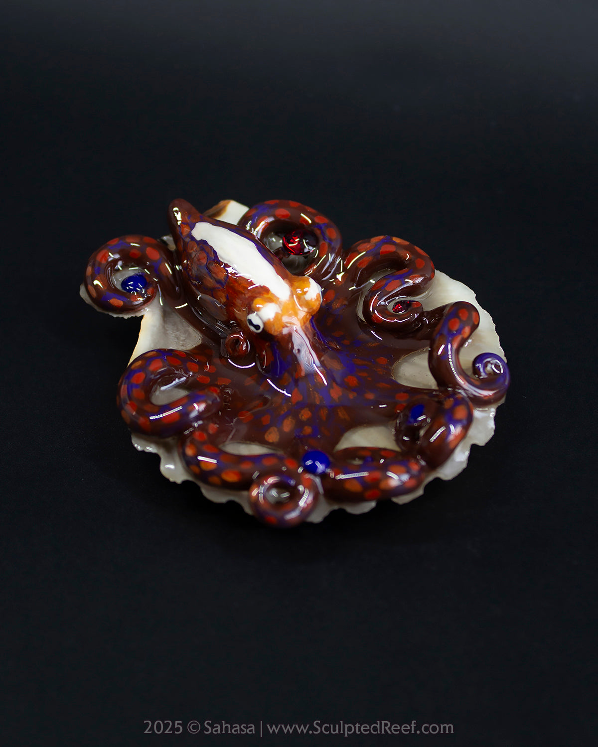 LORELEI - Shelltopus - OOAK Day Octopus Sculpture