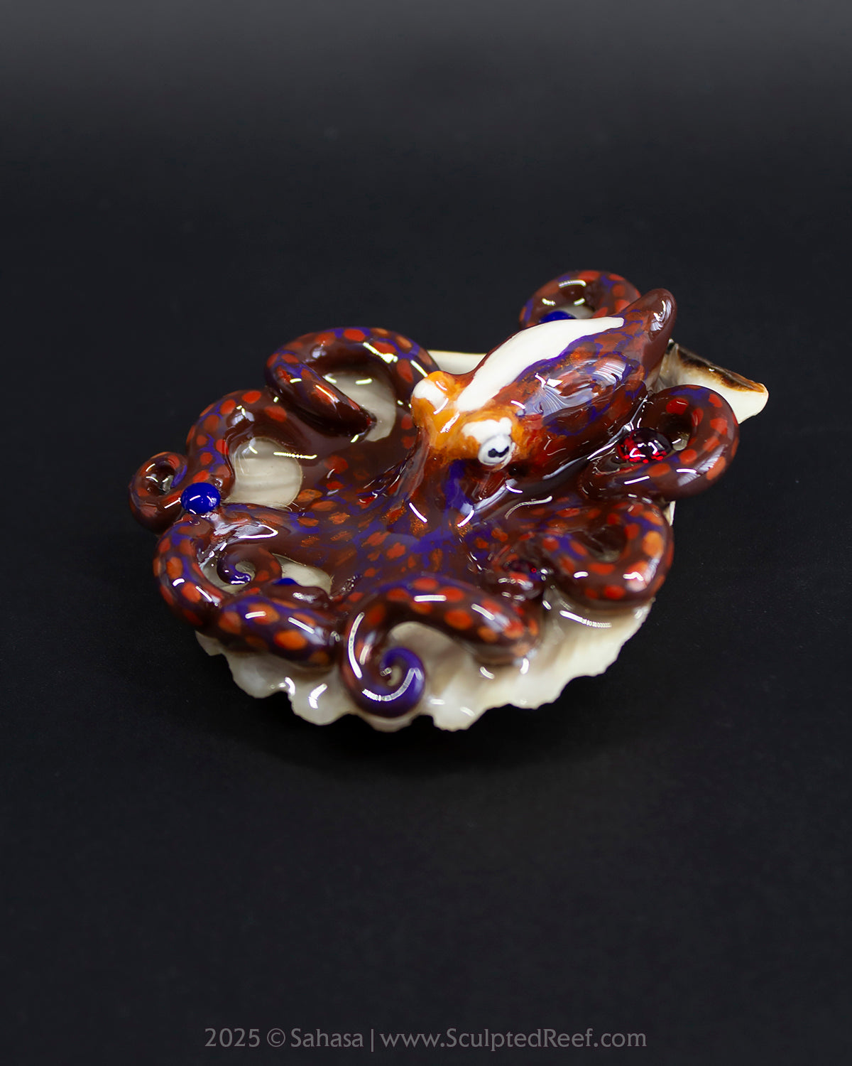 LORELEI - Shelltopus - OOAK Day Octopus Sculpture