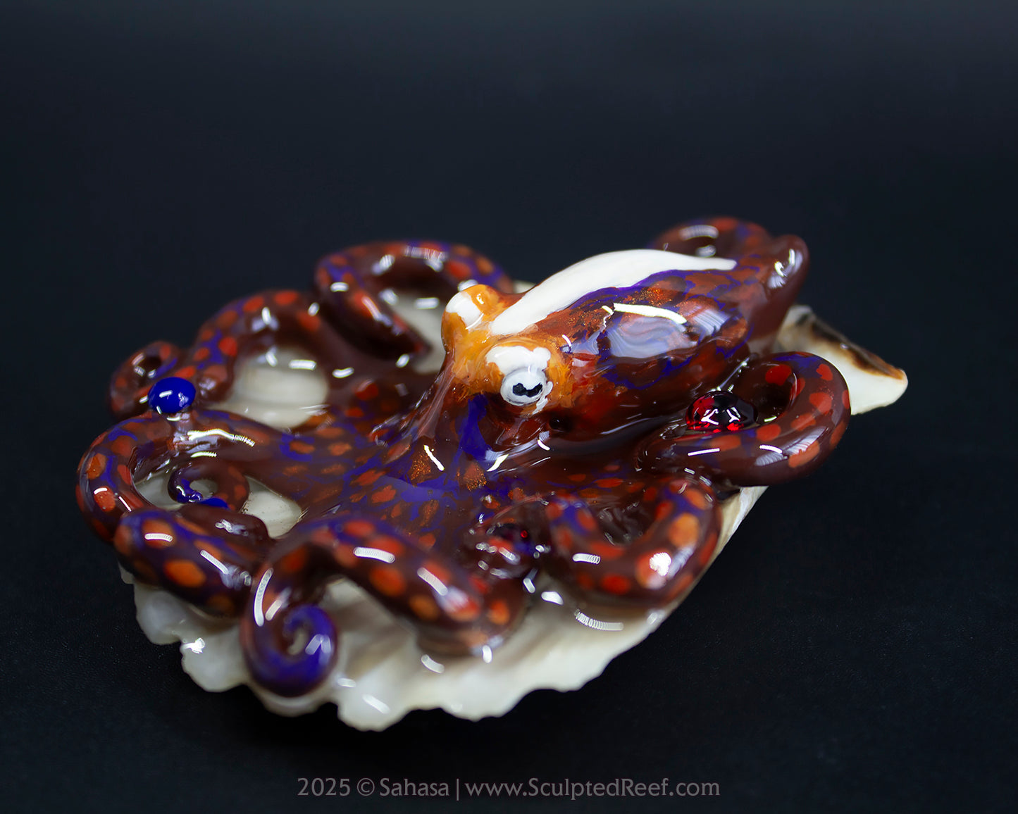 LORELEI - Shelltopus - OOAK Day Octopus Sculpture